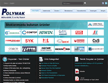 Tablet Screenshot of polymak.com